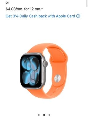 Apple Watch Orange Sport Band